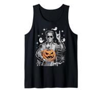 Cool Frankenstein Jack O Lanterna Divertente Halloween Canotta