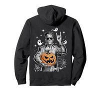 Cool Frankenstein Jack O Lanterna Divertente Halloween Felpa con Cappuccio