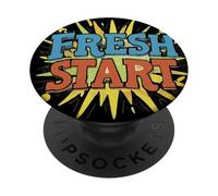 Cool Fresh Start Statement Outfit per ragazzi e ragazze PopSockets PopGrip Adesivo
