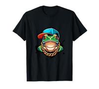 Cool Frog Funny Frog Cute Green Frog Grafica Uomini Donne Bambini Maglietta