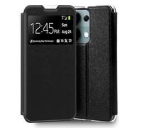 Cool Funda Flip Cover Tipo Libro Liso Negro para Xiaomi Redmi Note 13 PRO