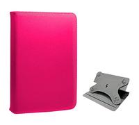 Custodia Cool Ebook/Tablet 7 Pollici Similpelle Rosa Girevole
