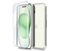 Cool Funda Silicona 3D Transparente Frontal/Trasera para iPhone 15 Plus