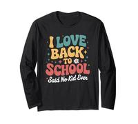 Cool Funny Back to School Student Humor Classroom Maglia a Manica