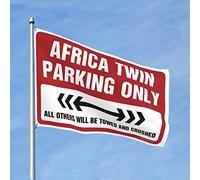 Cool Funny Flags Africa Twin Parking Only Flag Summer Flag Funny Room Flags (Dimensioni: 120 x 180 cm)