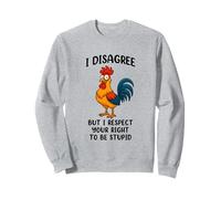 Cool Funny Rooster Quotes Illustration Graphic Designs Felpa