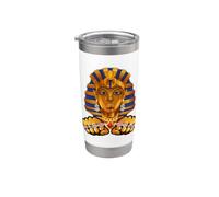Cool Funny the Rich Egyptian Pharaoh King Tut Tutankhamun Bicchiere termico in acciaio inox doppia parete