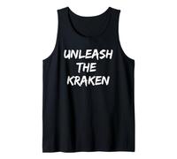 Cool Funny Unleash The Kraken Shirt novità Regalo Uomo Donna Canotta