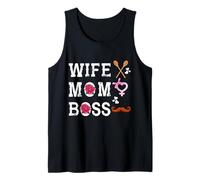 Cool Funny Wife Mom Boss T Shirt, Awesome Best Mom Forever Canotta