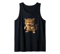 Cool Funny Wild Fury Cat Illustration Graphic Designs Canotta