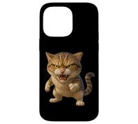 Cool Funny Wild Fury cat Illustration Graphic Designs Custodia per iPhone 14 Pro Max