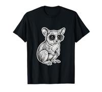 Cool Galago Occhiali Disegno Bush Baby Maglietta