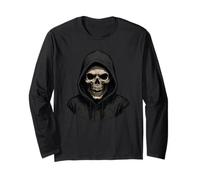 Cool Gaming Black Army Soldier Illustration Graphic Designs Maglia a Manica