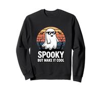 Cool Ghost Halloween Spooky Ma Make It Cool Retro Felpa