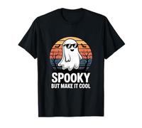 Cool Ghost Halloween Spooky Ma Make It Cool Retro Maglietta
