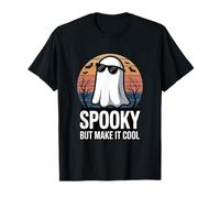Cool Ghost Halloween Spooky Ma Make It Cool Retro Maglietta