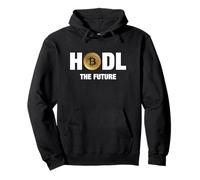 Cool Golden Bitcoin Cryptocurrency, Bitcoin Hodl the future Felpa con Cappuccio