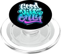 Cool Good Vibes Only Graffiti Inspirational Quotes Graphic PopSockets PopGrip per MagSafe
