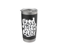 Cool Graffiti Vibes Art Inspirational Quotes Graphic Bicchiere termico in acciaio inox doppia parete
