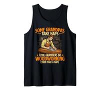 Cool Grandpas Do Woodworking - Falegname Canotta