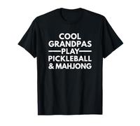 Cool Grandpas Play Pickleball And Mahjong Maglietta