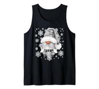 Cool Grey Santa Gnomie for Gothic And Emo with Winter GNOME Canotta