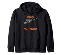Cool Happy Spooky Halloween Ragnatela Felpa con Cappuccio