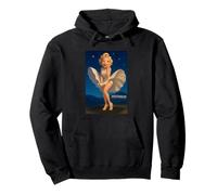 Cool Hollywood Star Girl Illustration Graphic Designs Felpa con Cappuccio