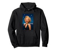 Cool Hollywood Star Girl Illustration Graphic Designs Felpa con Cappuccio