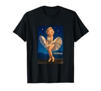 Cool Hollywood Star Girl Illustration Graphic Designs Maglietta
