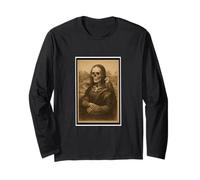 Cool Horror Scary Mona Art come scheletro con grafica Aquila calva Maglia a Manica