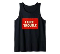 Cool I Like Trouble Speech Costume per Ragazzi e Ragazze Canotta