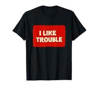 Cool I Like Trouble Speech Costume per Ragazzi e Ragazze Maglietta