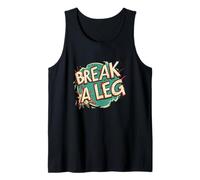 Cool Idiom Emblem Outfit per Break a Leg Fans Canotta