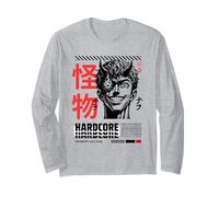 Cool Japanese Anime Vibes: Urban Manga Art Stile e Moda Maglia a Manica