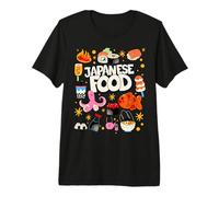 Cool Japanese Food Illustration Novelty Graphic Designs Maglietta Premium