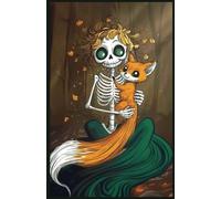 Cool Java Notebook - Autumn Fox Forest: 245 Notebook Pages - 5.5" x 8.5" - 250 Reference Slots - Narrow Line / Square Dot Combo