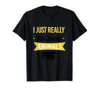Cool Just Really Like Farm Animals Mucche Maiali Maglietta