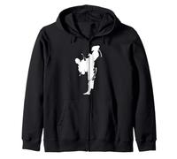 Cool karate, Taekwondo Man Fighting Graphic Designs Felpa con Cappuccio