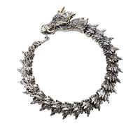 Cool Keel - Catenina da polso vintage fatta a mano, per feste, balli di fine anno, regalo di compleanno, con ciondolo a forma di dragone