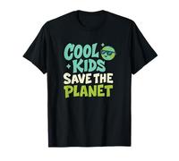 Cool Kids Save The Planet Earth Day Ambientale Maglietta