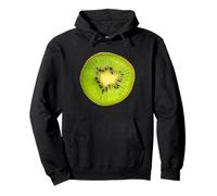 Cool Kiwi Slice Outfit Illustration Novelty Graphic Designs Felpa con Cappuccio