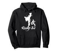 Cool Kung Fu Man Dragon Fighting Graphic Tees & Cool Designs Felpa con Cappuccio