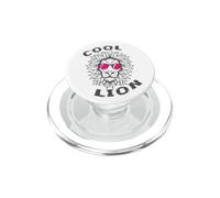 Cool Leone Criniera Leone Animale Africa PopSockets PopGrip per MagSafe