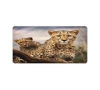 Cool Leopard Desk Pad Tappetino per mouse da gioco impermeabile Tappetino per mouse antiscivolo Tappetino per mouse rettangolare Tappetino per mouse multifunzionale liscio pad tastiera generica per