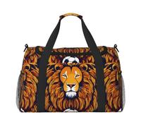 Cool Lion Borsone da Viaggio Grande Pieghevole Impermeabile Pernottamento Borsa Spiaggia Nuoto Piscina Sport Palestra