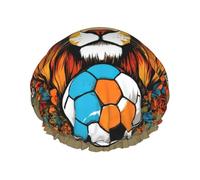 Cool Lion Cuffia da doccia da donna, riutilizzabile, grande, da uomo, ad asciugatura rapida, per capelli lunghi e corti