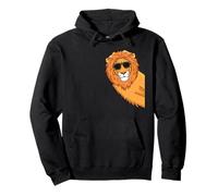 Cool Lion Lover Kids Wild Cat Lion Felpa con Cappuccio