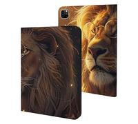 Cool Lion Paninting Case Compatibile per IPAD Pro 20/21/22 (11 pollici) Tablet Custodie Stand Cover Protettiva con Sleep/Wake