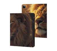 Cool Lion Paninting Case Compatibile per iPad Pro 2020/2021/2022 (12,9 pollici) Custodie per tablet Custodia protettiva con Sleep/Wake
